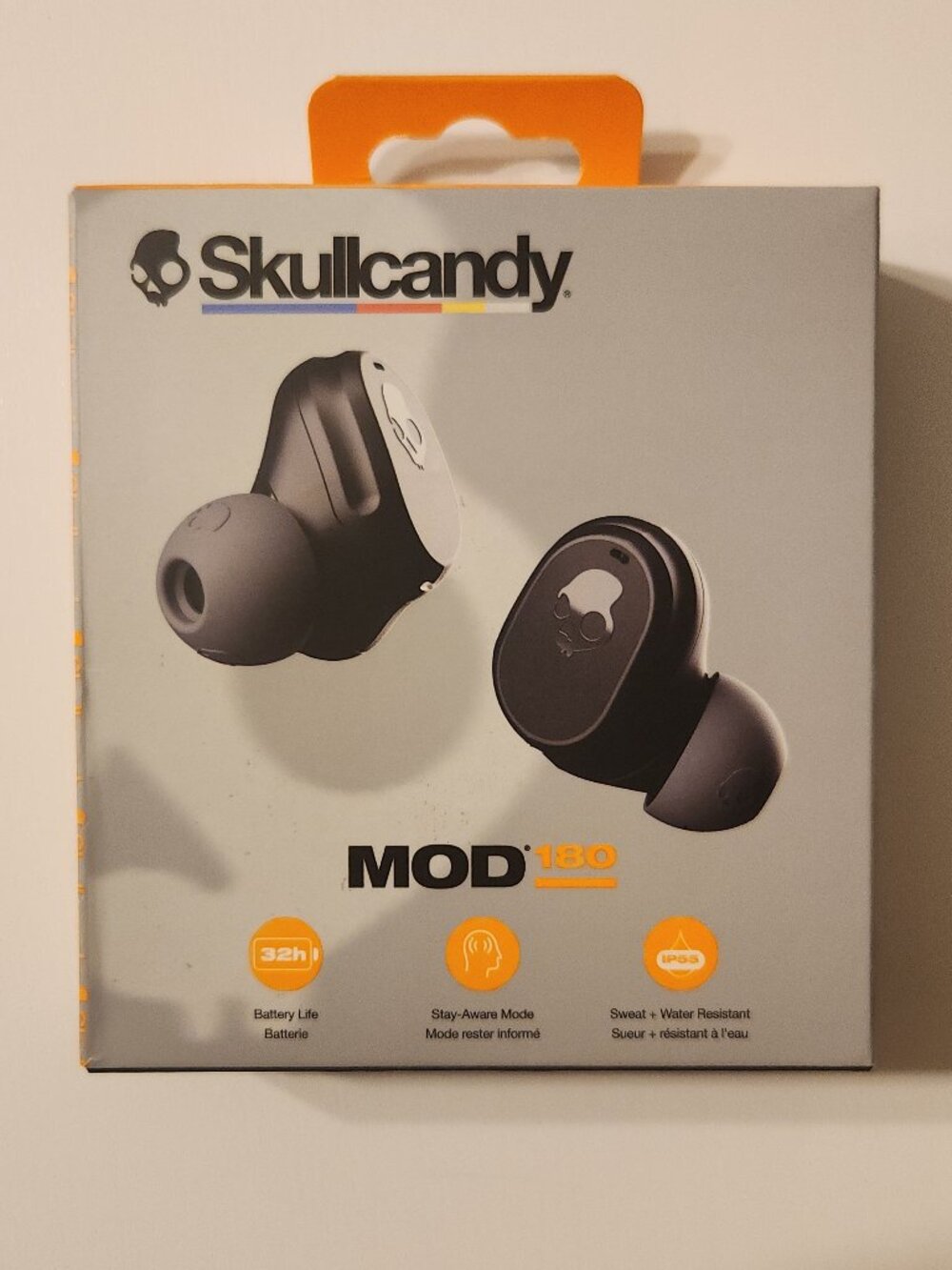 Skullcandy MOD 180 Bluetooth Wireless Earbuds Black New
